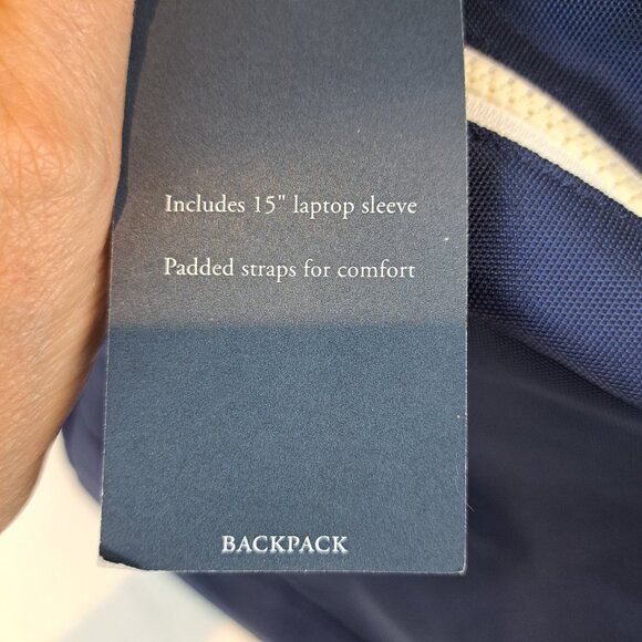 Vineyard Vines For Target Navy Blue and Light Pink Backpack NWT - Picture 13 of 16